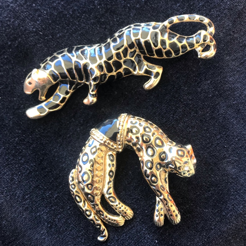 Jordache Cheetah Pins - Brand New